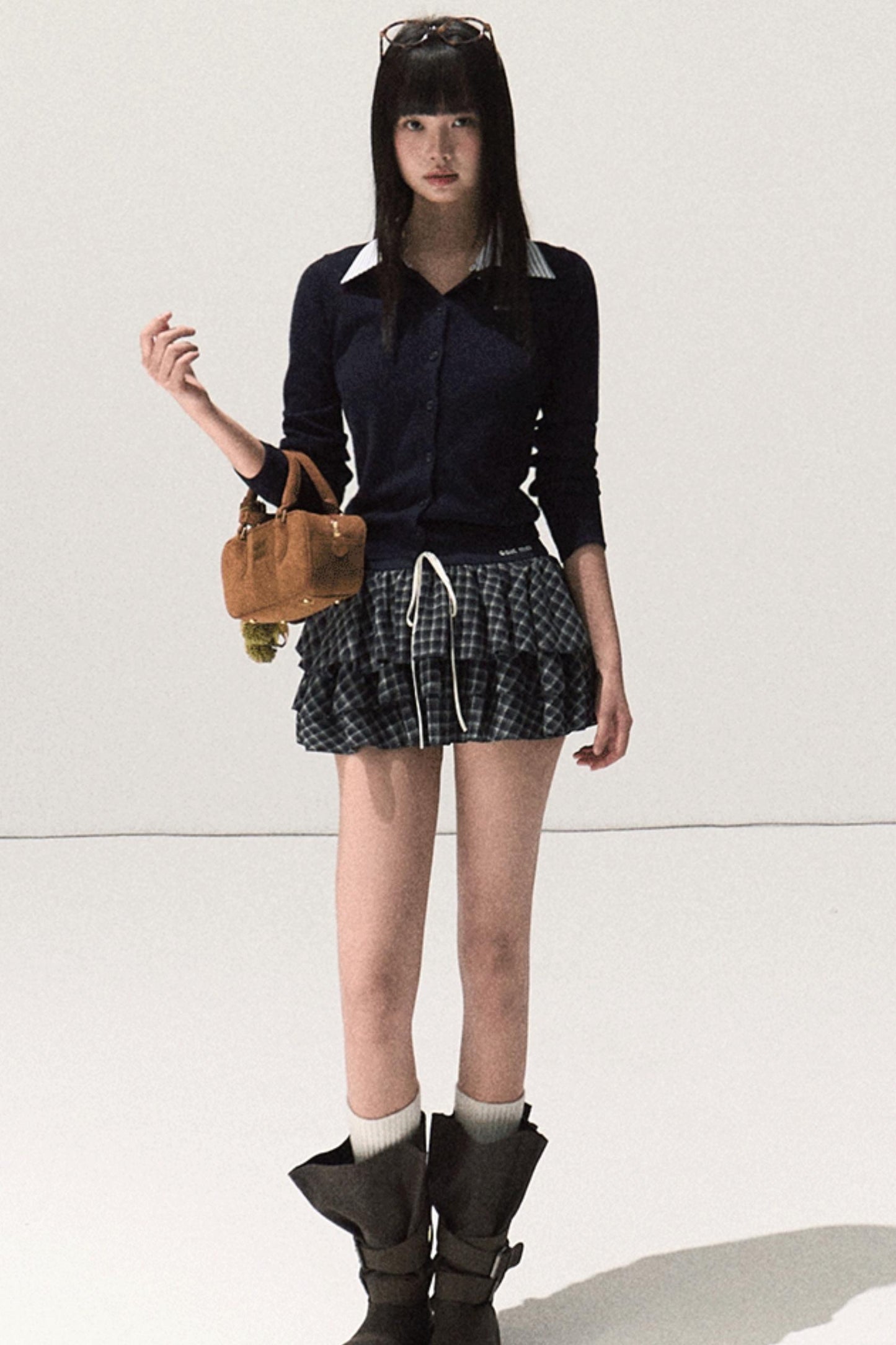 Slim Fit Wool Knit Top