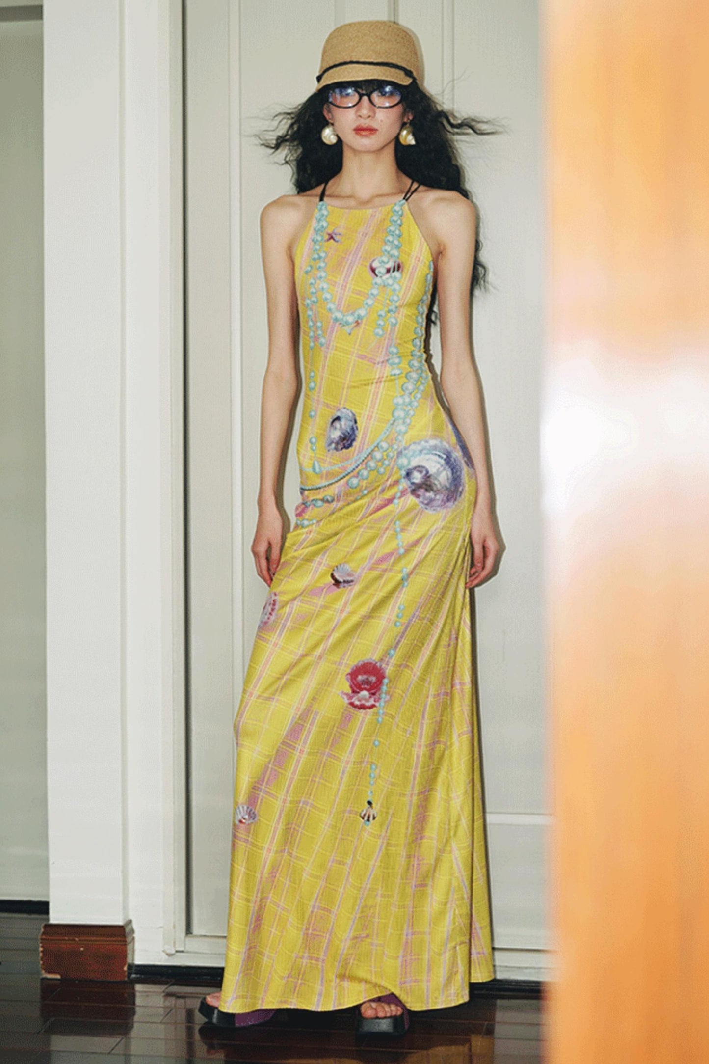 Pearl Backless Dress