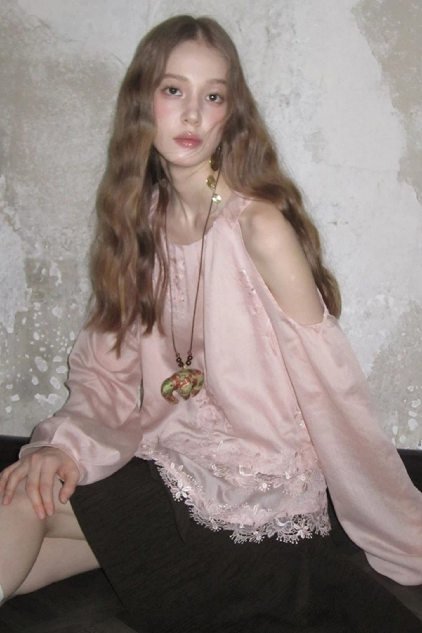 Frida Rose Lace Blouse