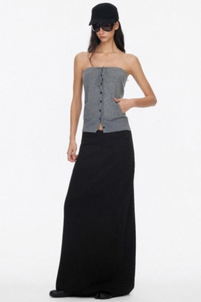 Versatile Slimming Straight Skirt