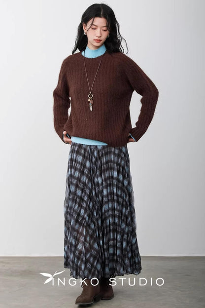 Hollow Cocoa Hood Sweater