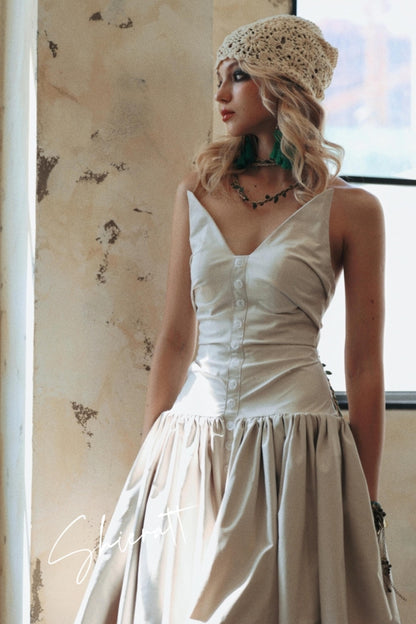 Vintage Irregular Fit & Flare Dress