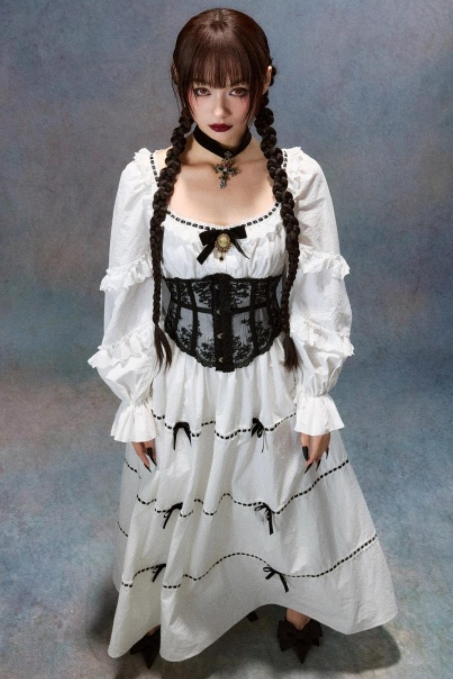 Lace Ghost Ode Dress Set-Up