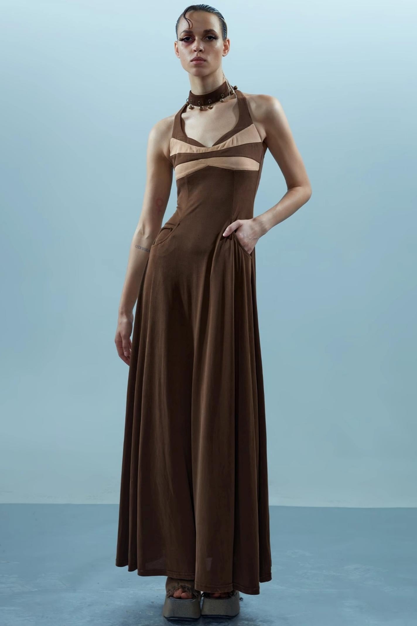 Celestial V-Neck Dress