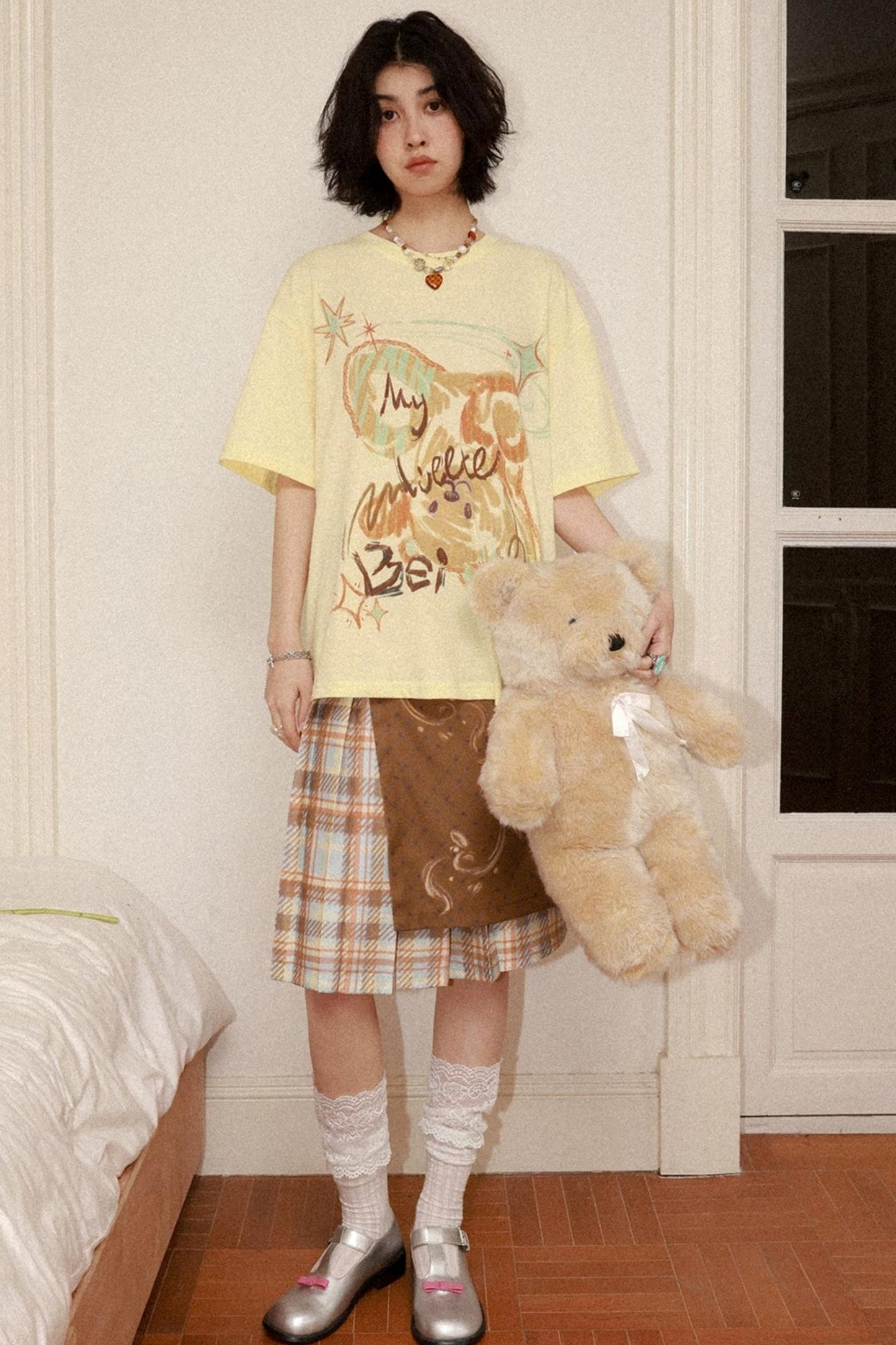 Childlike Teddy Bear Top