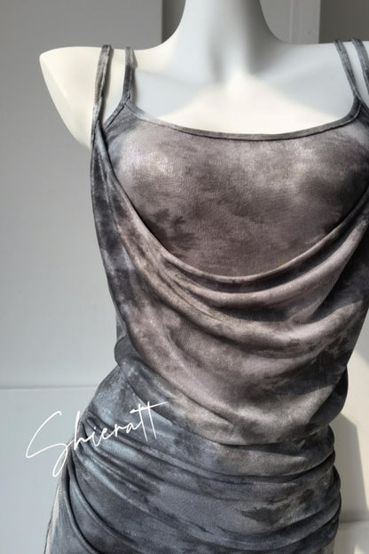 Urban Night Halter Asymmetrical Dress