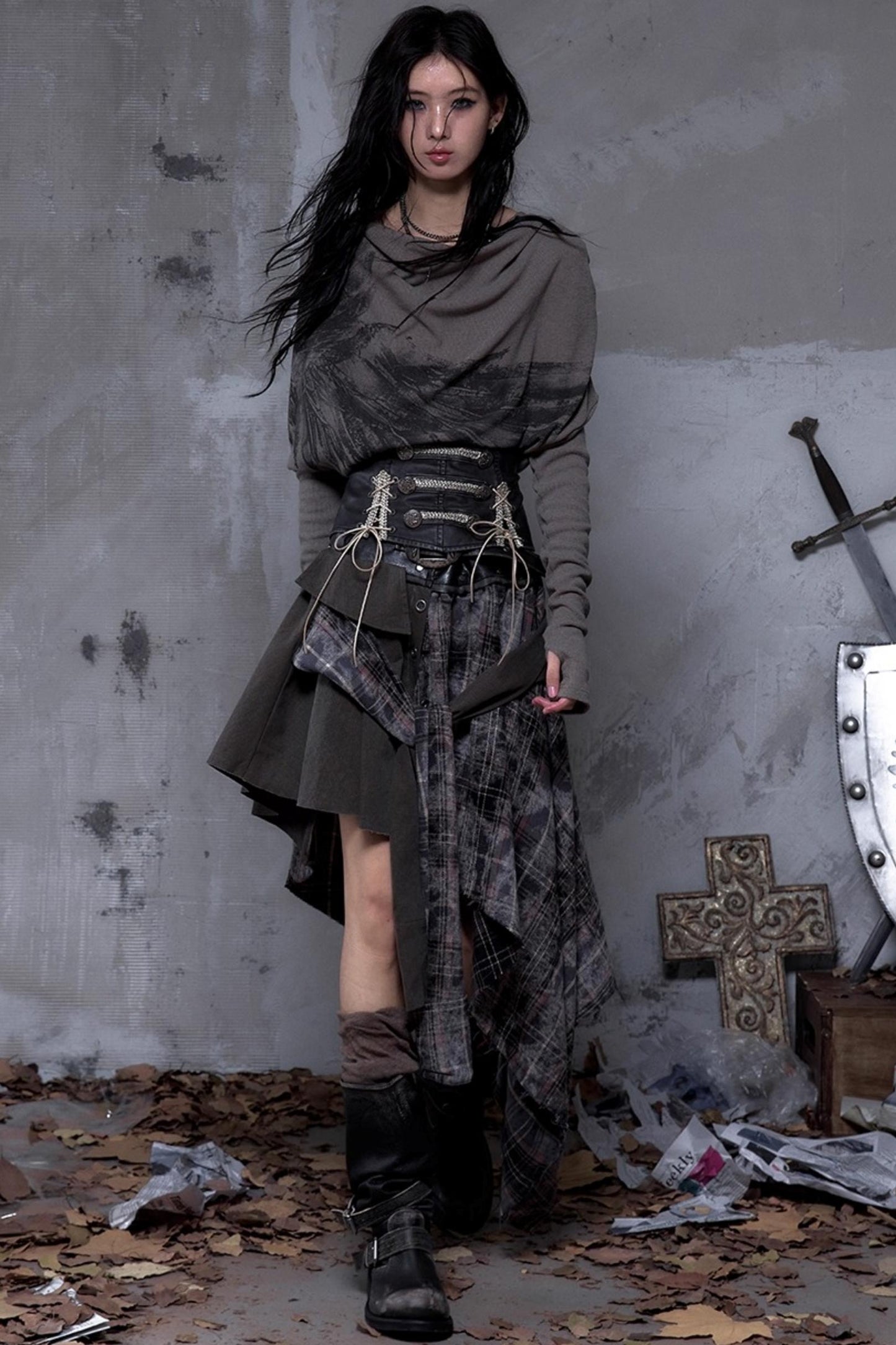 Vintage Knight Leather Waist Seal