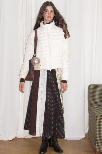 Poetry in the Mist Plaid Skirt