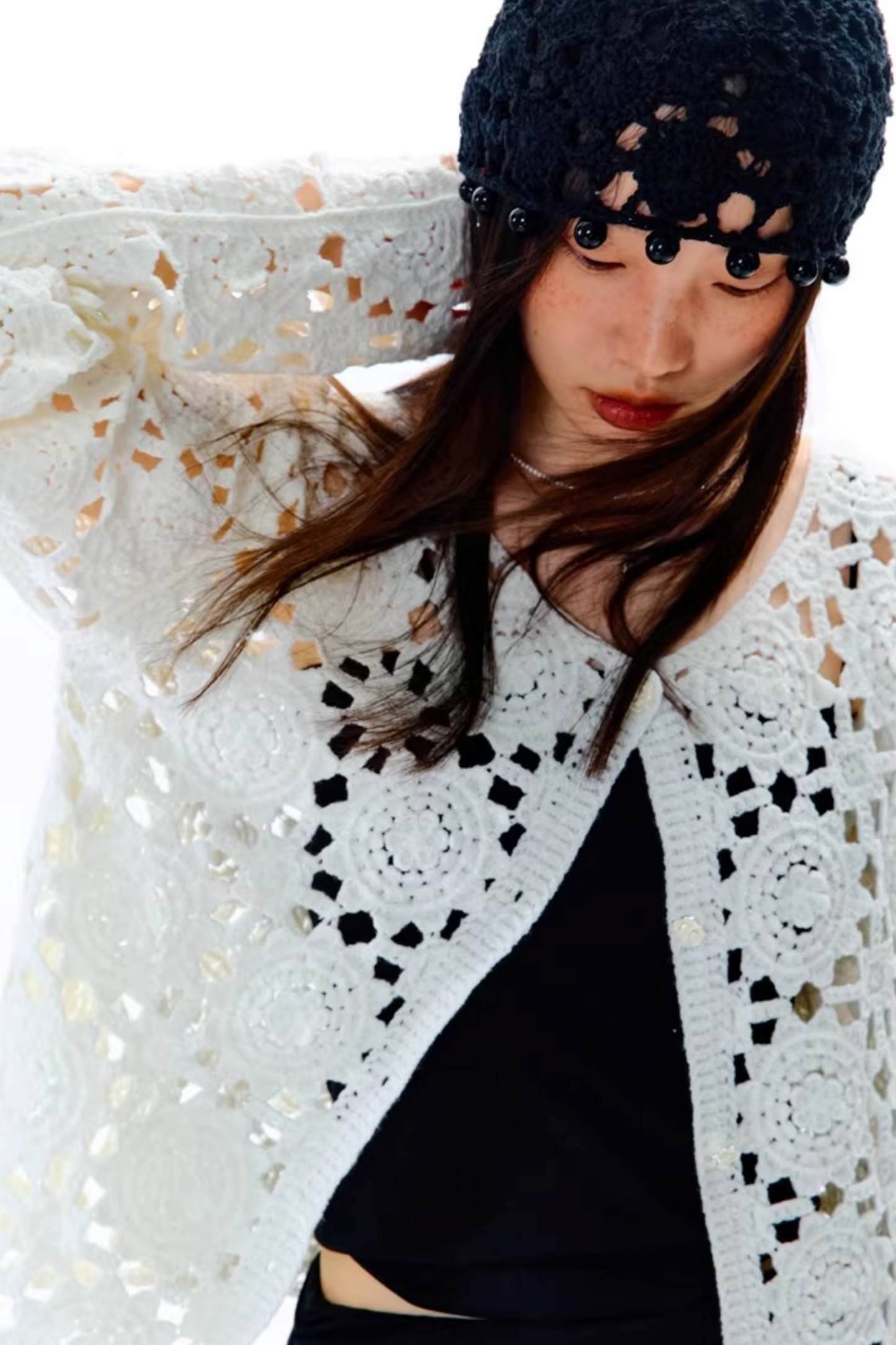 Floral Dream Häkeljacke
