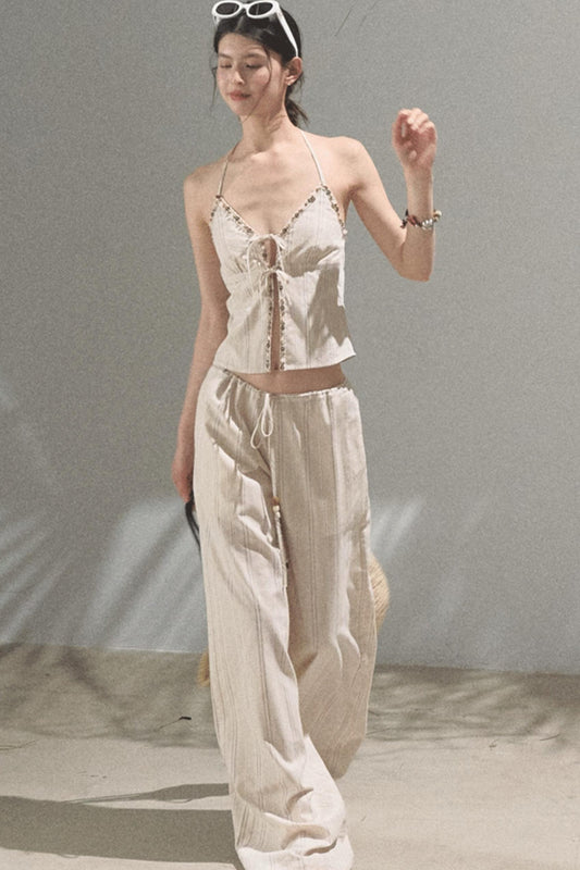 Amber Striped Pants Set-Up