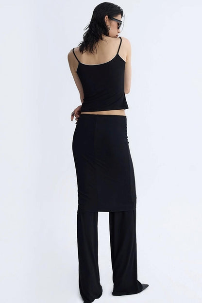 Cool Lace Bow Three-Piece Set-Up