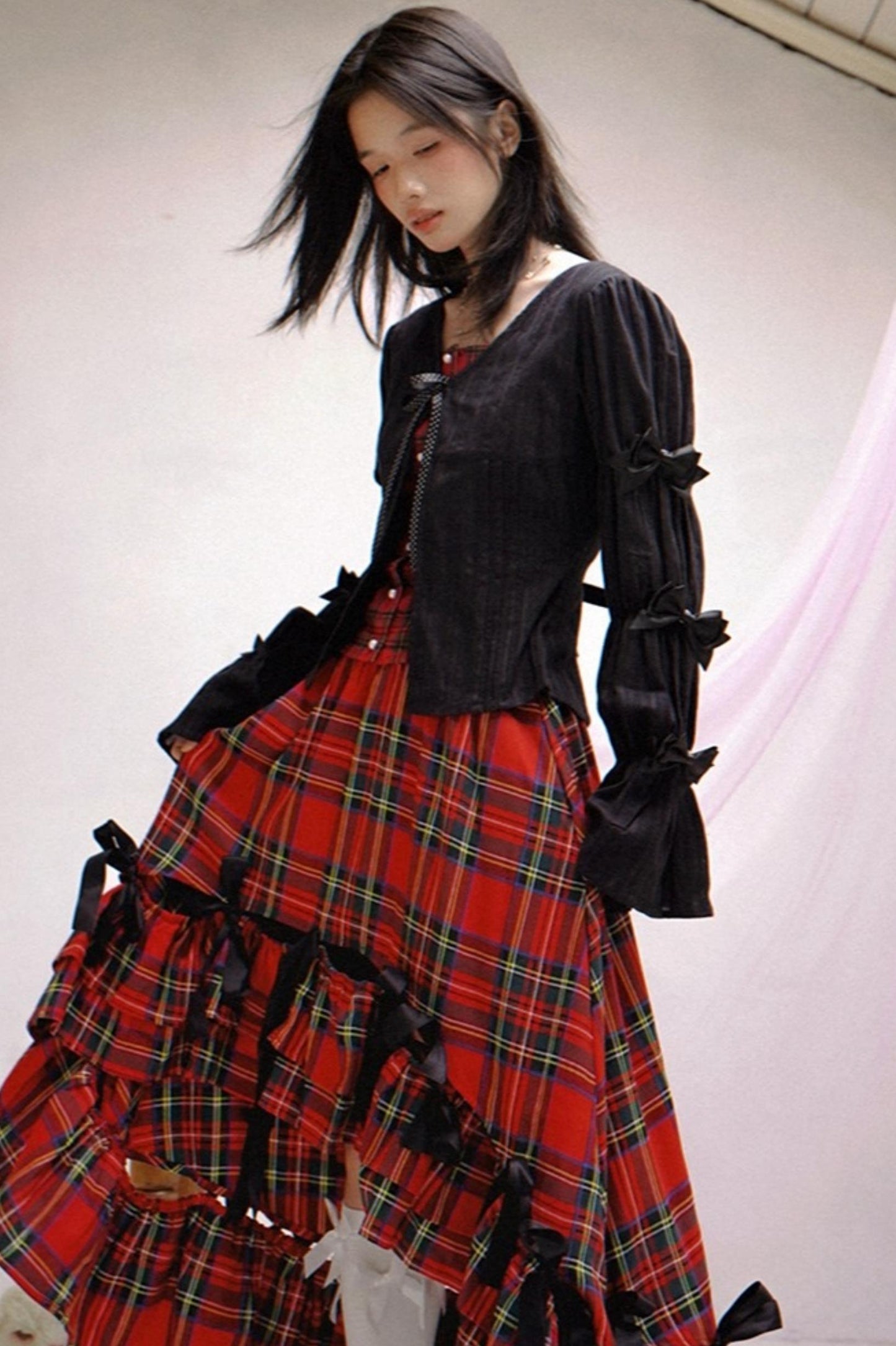 Happy Birthday Polka Dot Red Checkered Shirt