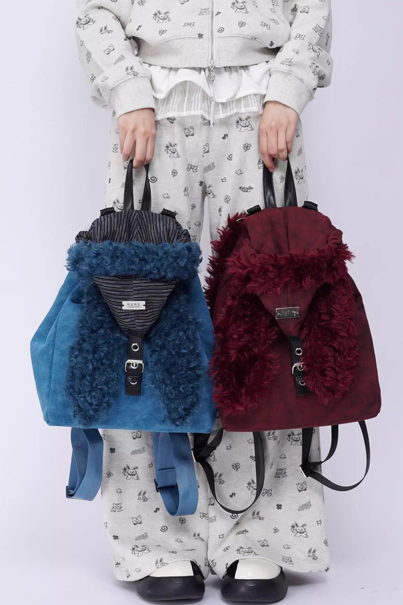 Ear Furry Crossbody Bag
