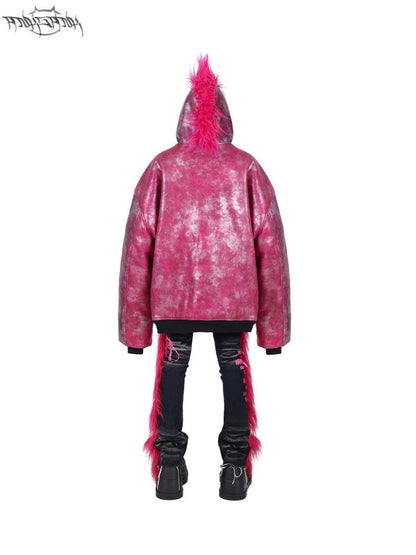 Cockney concept oversize punk loose jacket