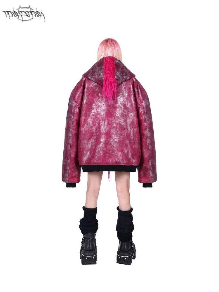 Cockney concept oversize punk loose jacket