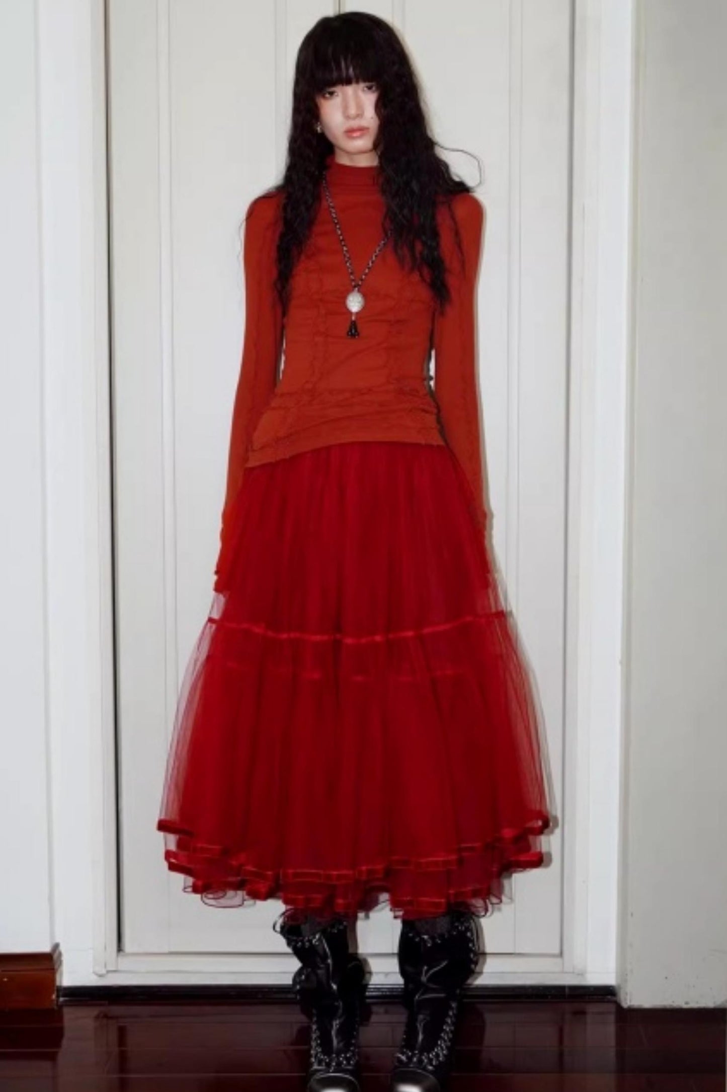 Split Knitted Base Layer Top