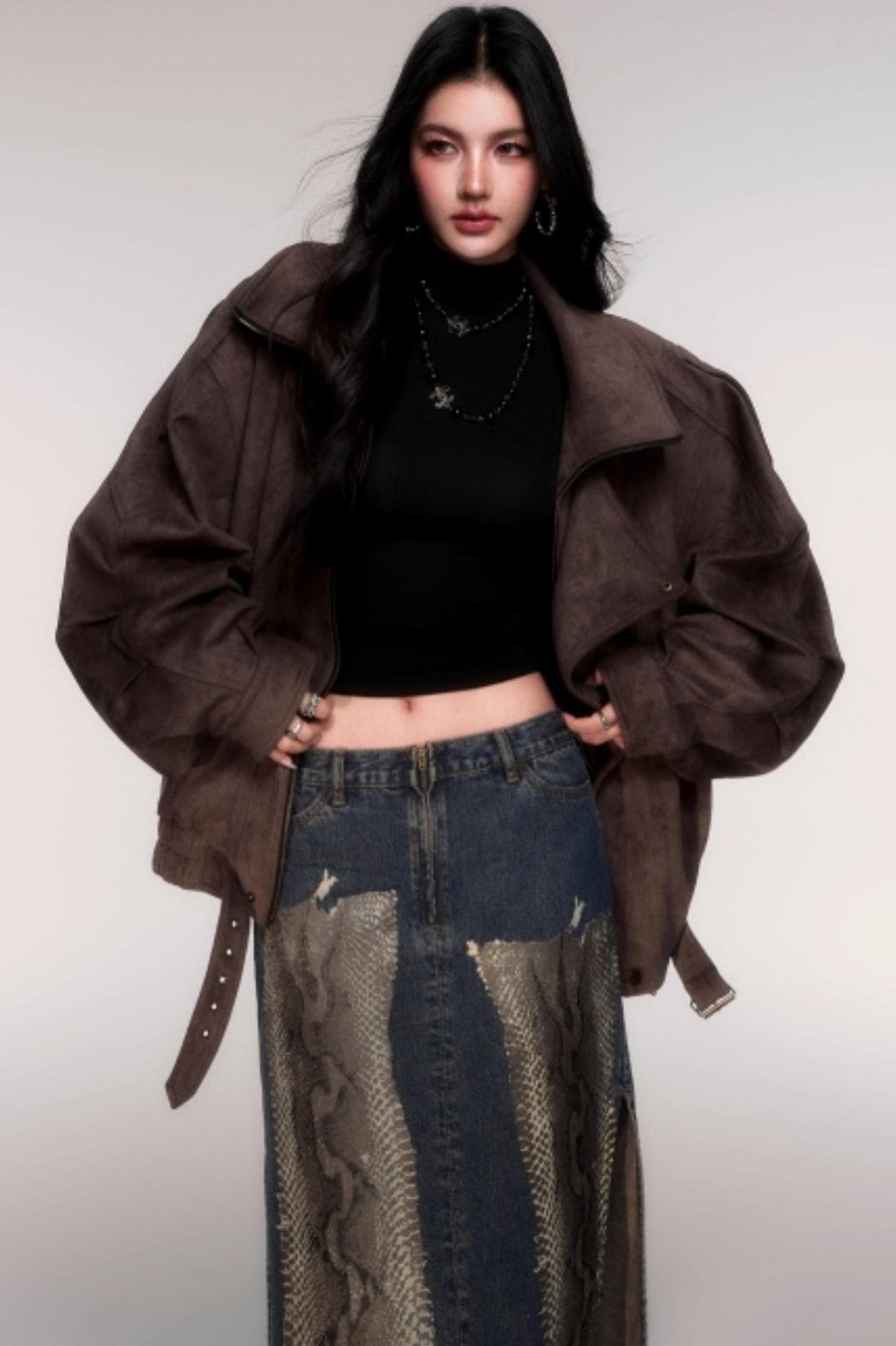 High Stretch Semi-Turtleneck Top