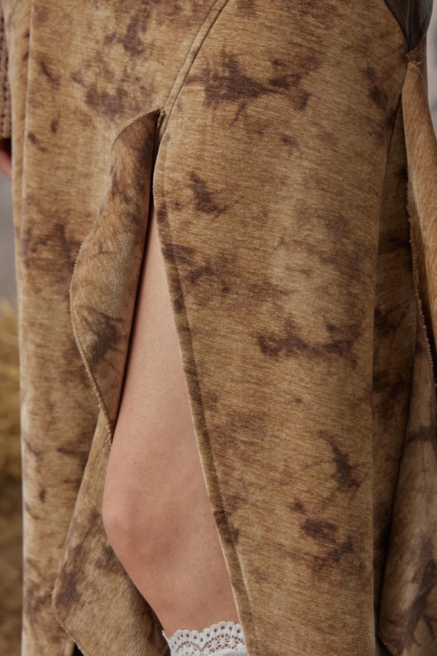 Wandering Style Retro Rivets Skirt