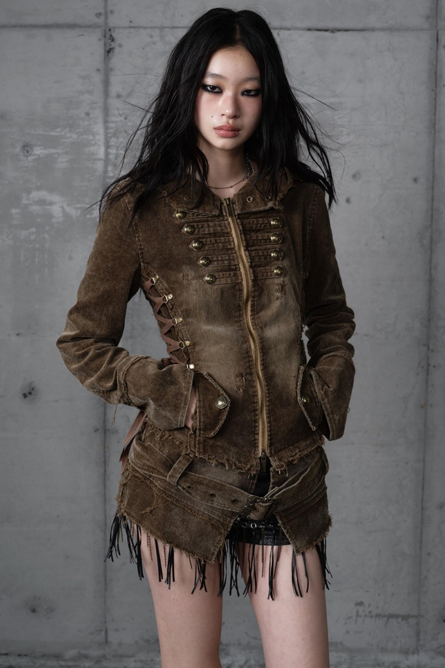 Detachable Slim Hooded Jacket