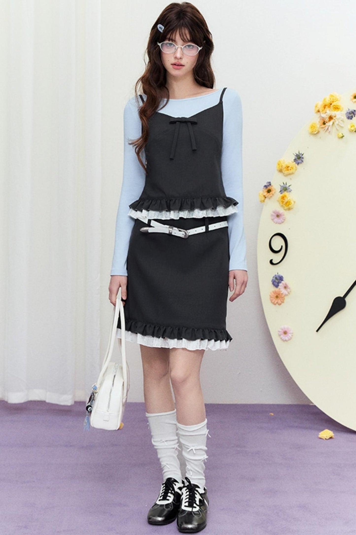 Luxury Lace Halter Bustier Set-Up