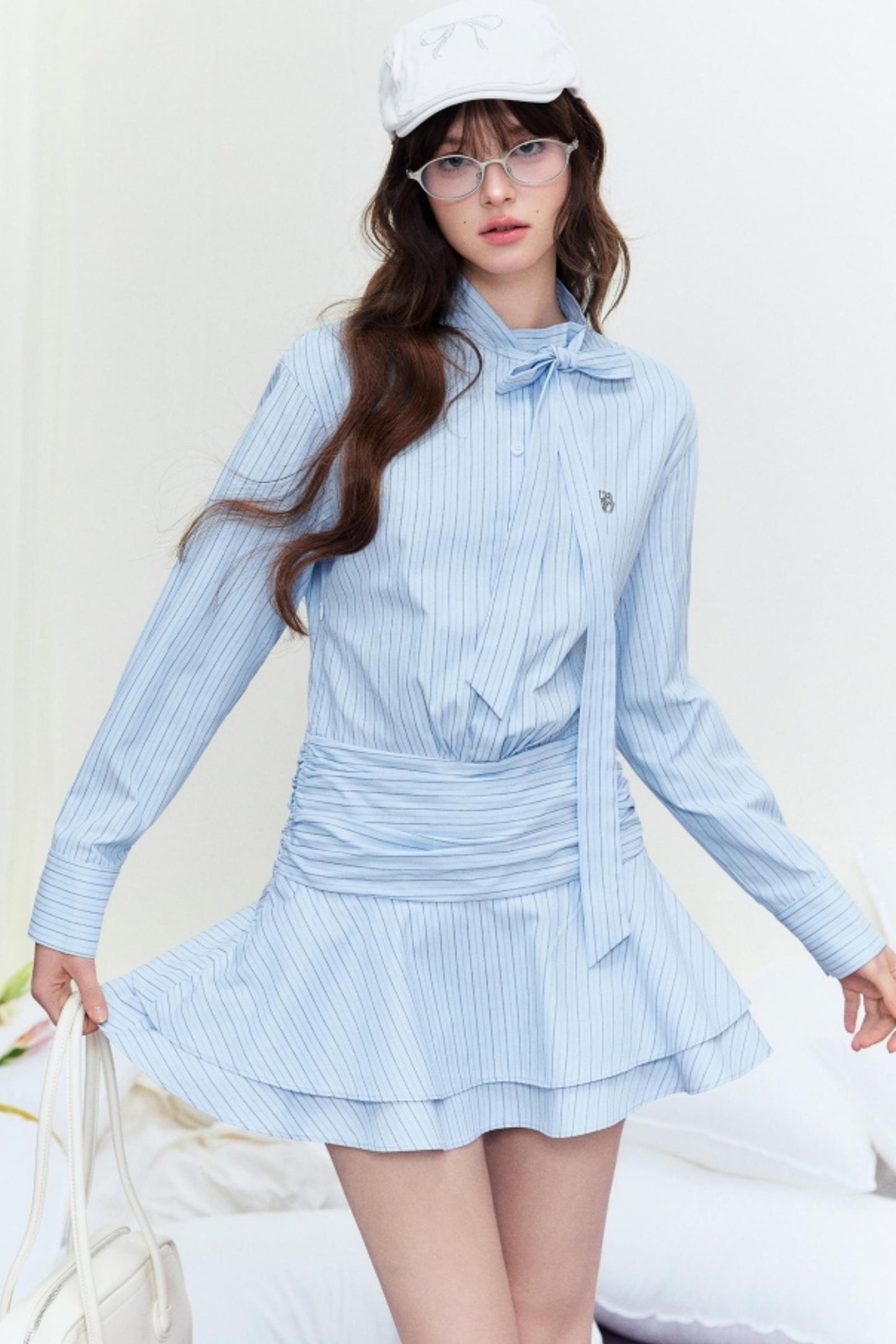 Spring Lace-Up Dress