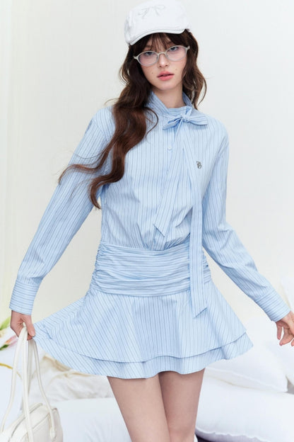 Spring Lace-Up Dress