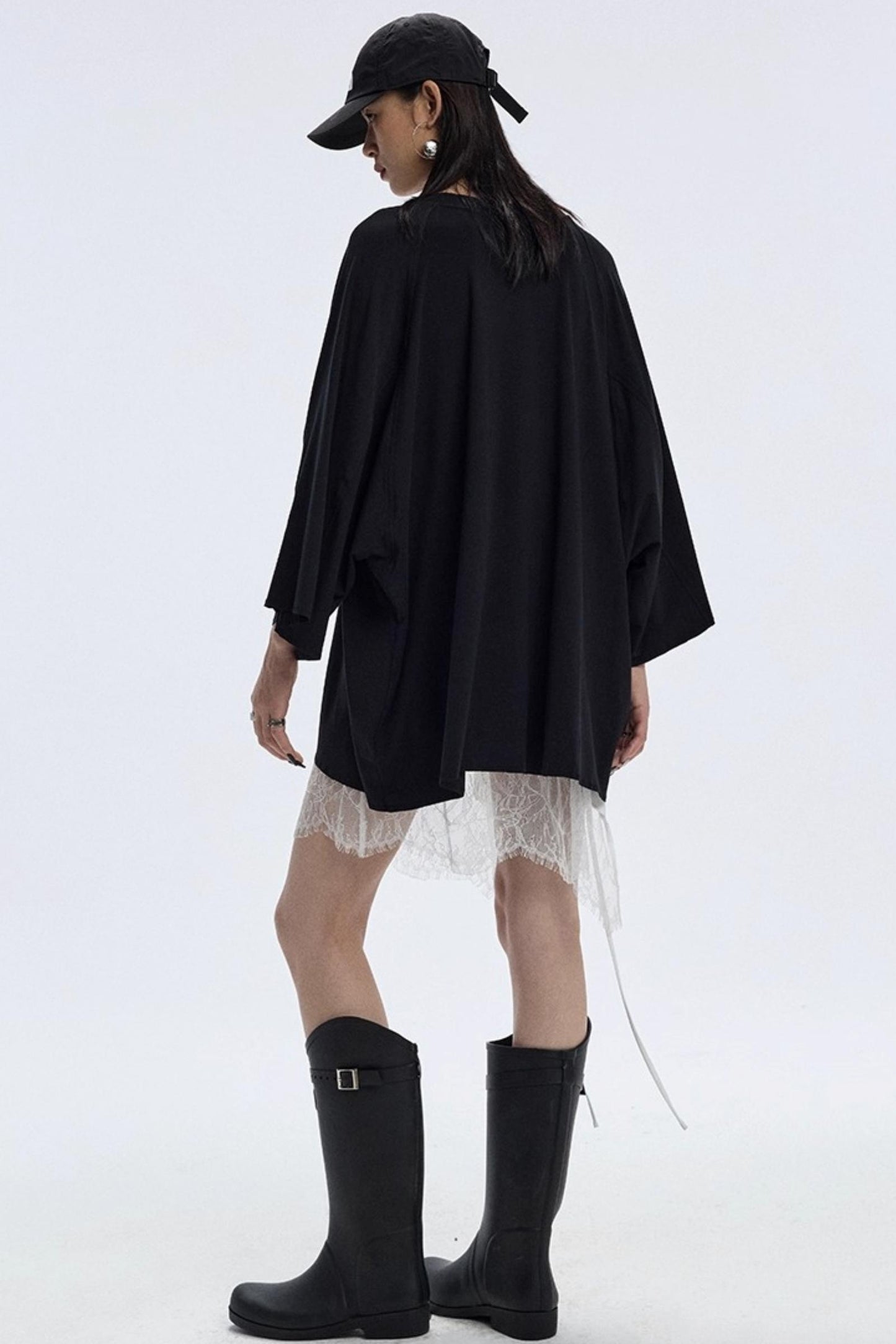 Vintage Car Print Cropped T-Shirt