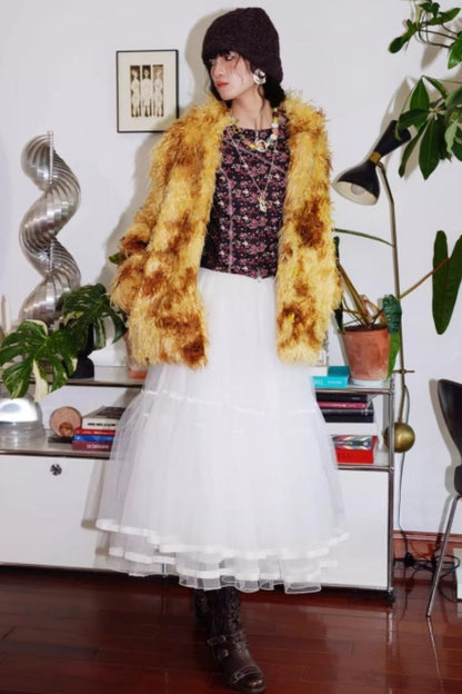 Vintage Leopard Velvet T-Shirt