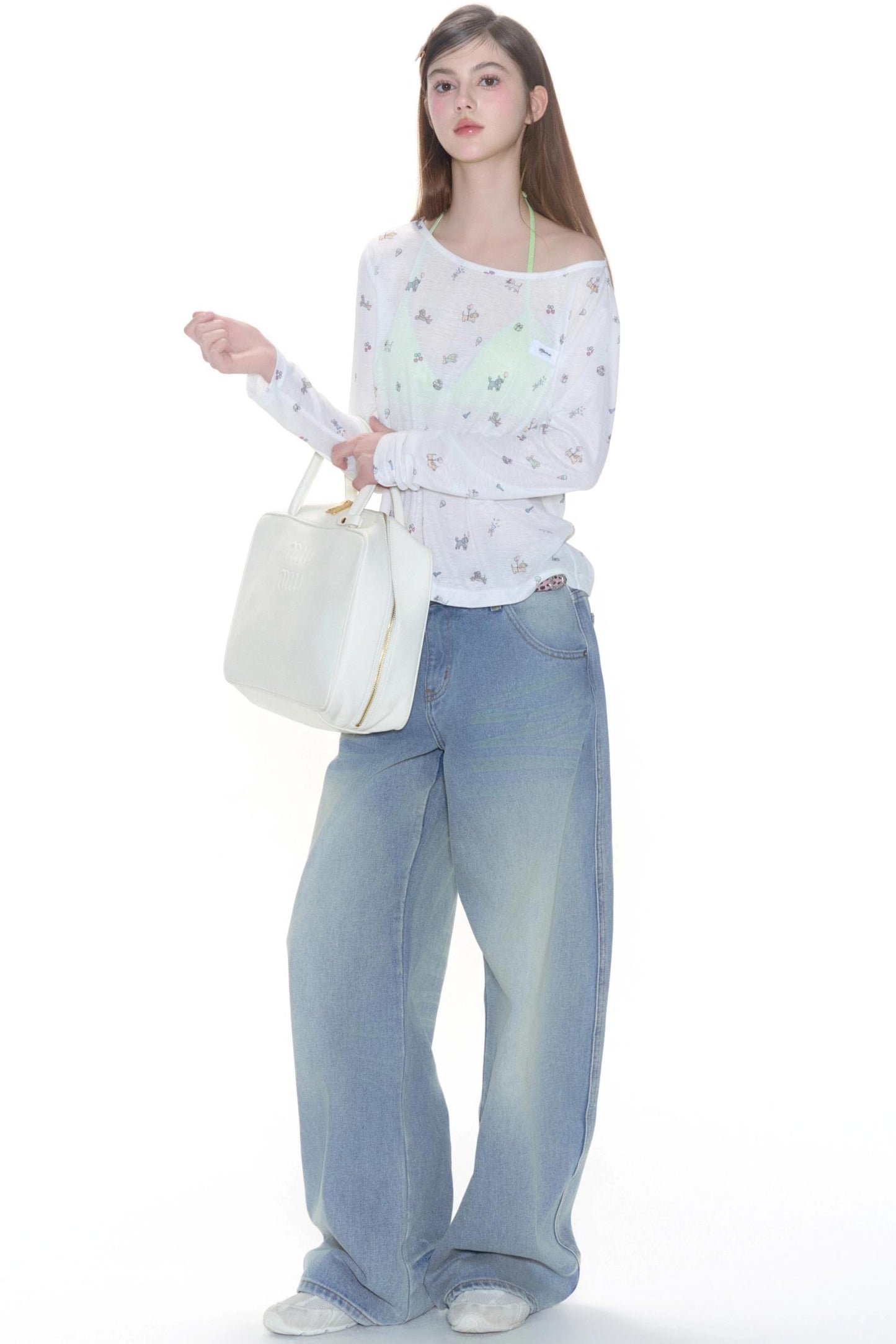 Long Sleeves Smock Top
