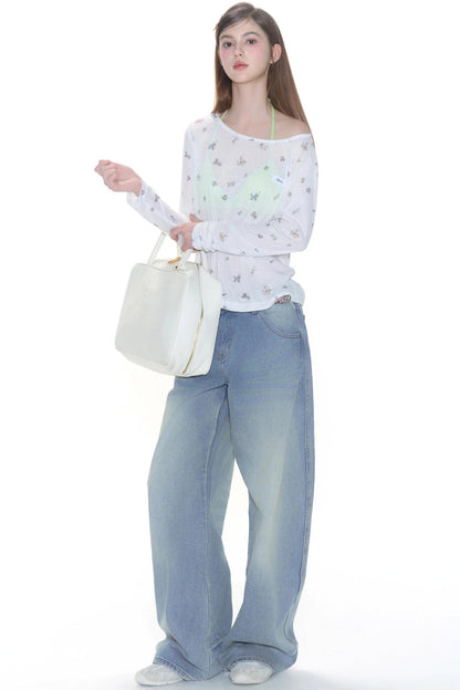 Long Sleeves Smock Top