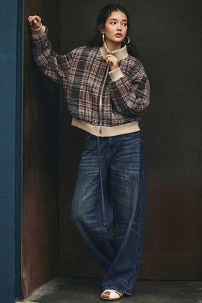 Dark Blue Vintage Whiskered Pants