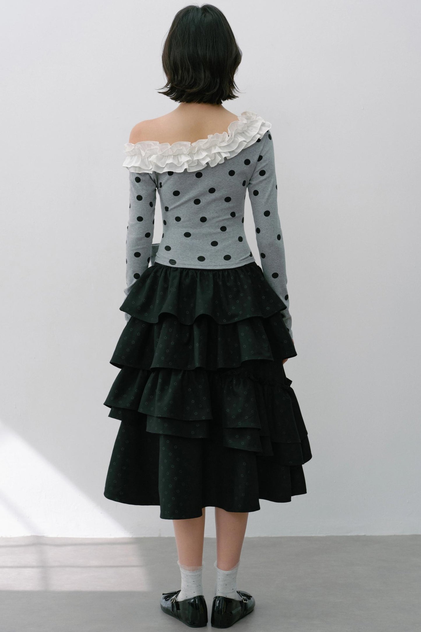 Vintage Flower Puffy Skirt