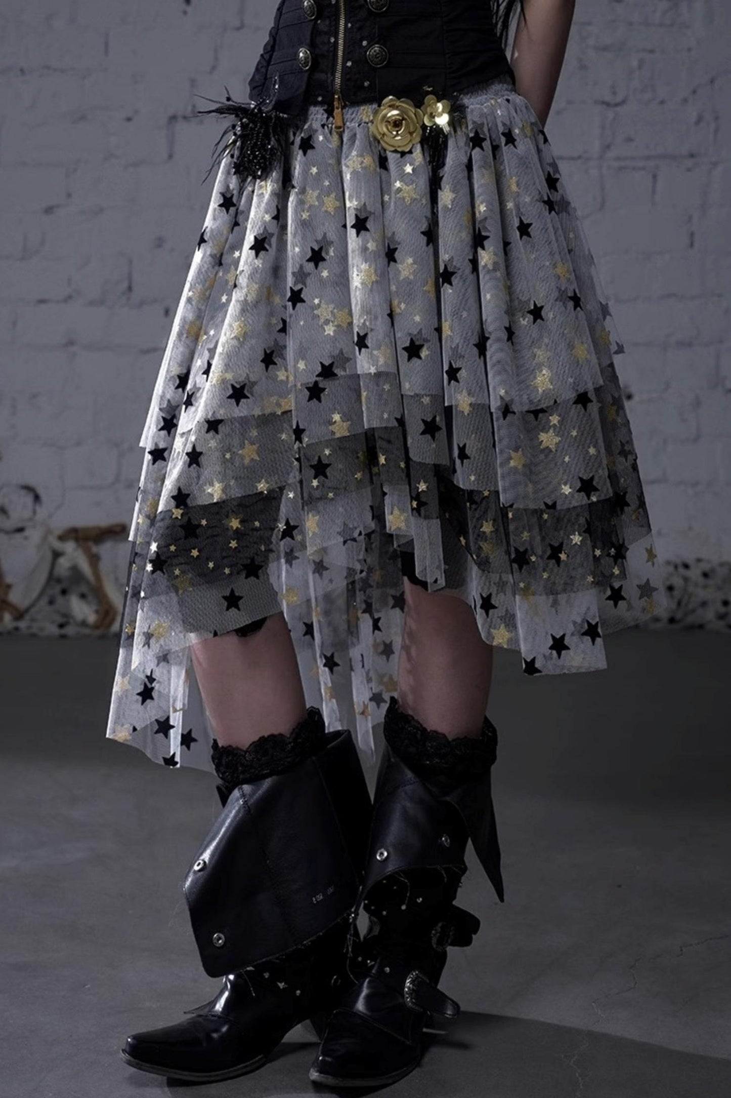 Dreamy Mesh Bustier Gown Dress