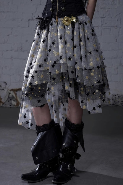 Dreamy Mesh Bustier Gown Dress