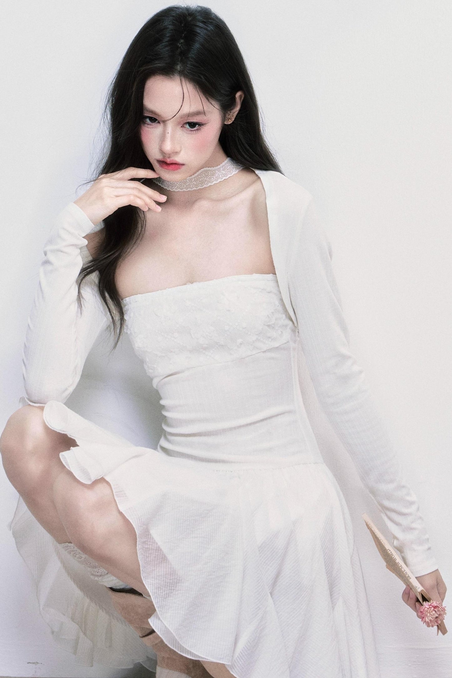 Moonlight Ripple French Tencel Dress