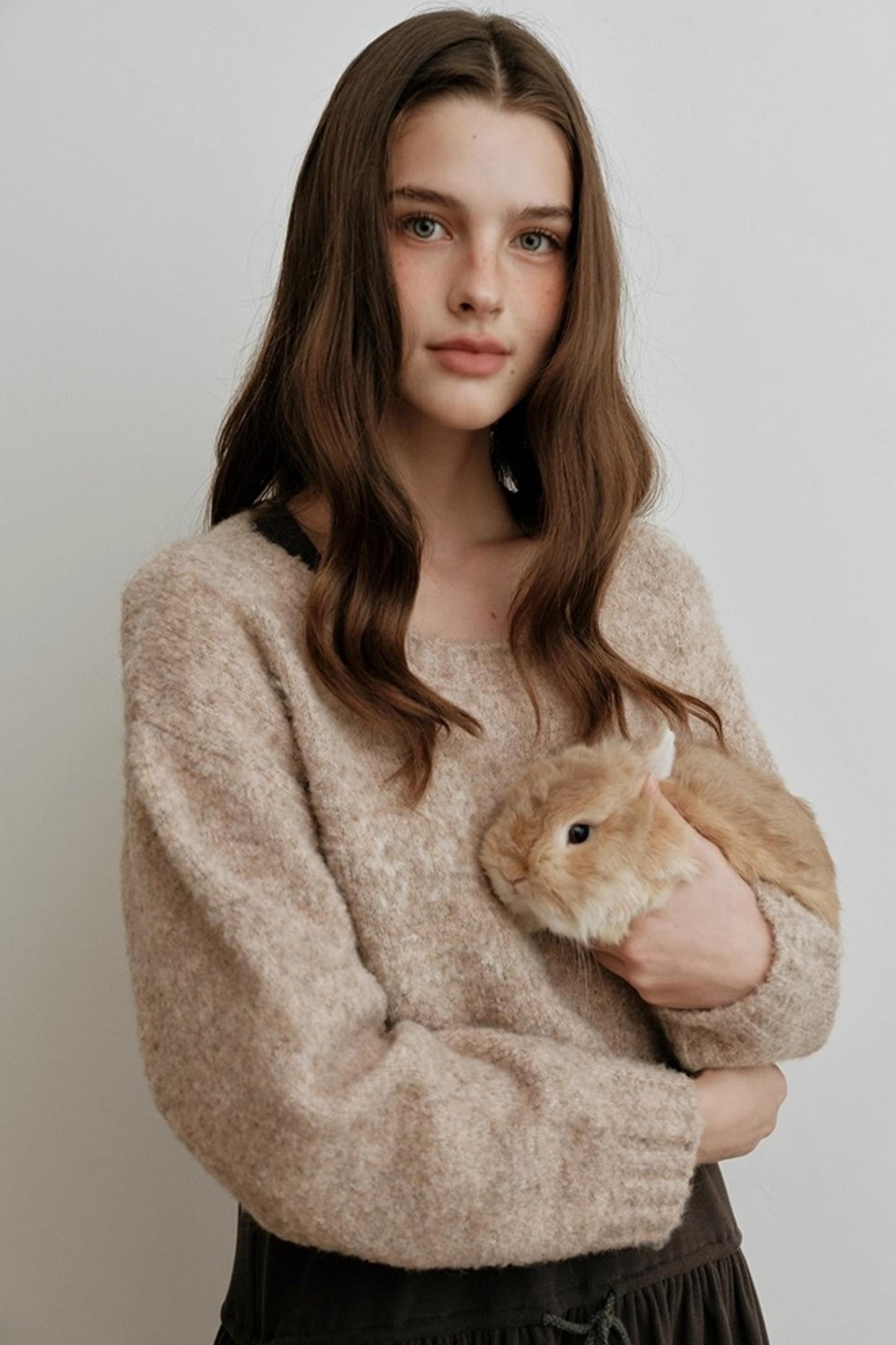 Light Luxury Wool Jacquard Sweater