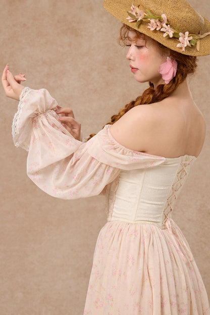 Custom Jacquard Corset Top