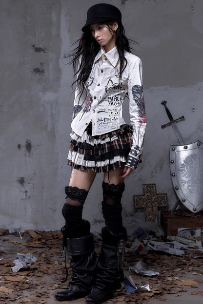 Vintage Rebel Slim Fit Long Sleeve Shirt