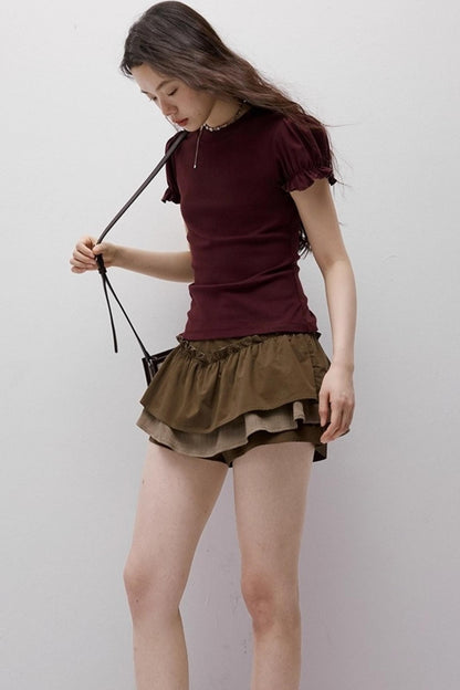 Cleanfit Puff Sleeve T-Shirt