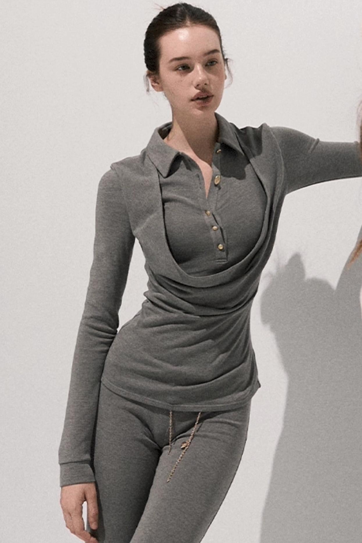 Soft Crew Neck Knitwear Bootcut Trouser Set-Up