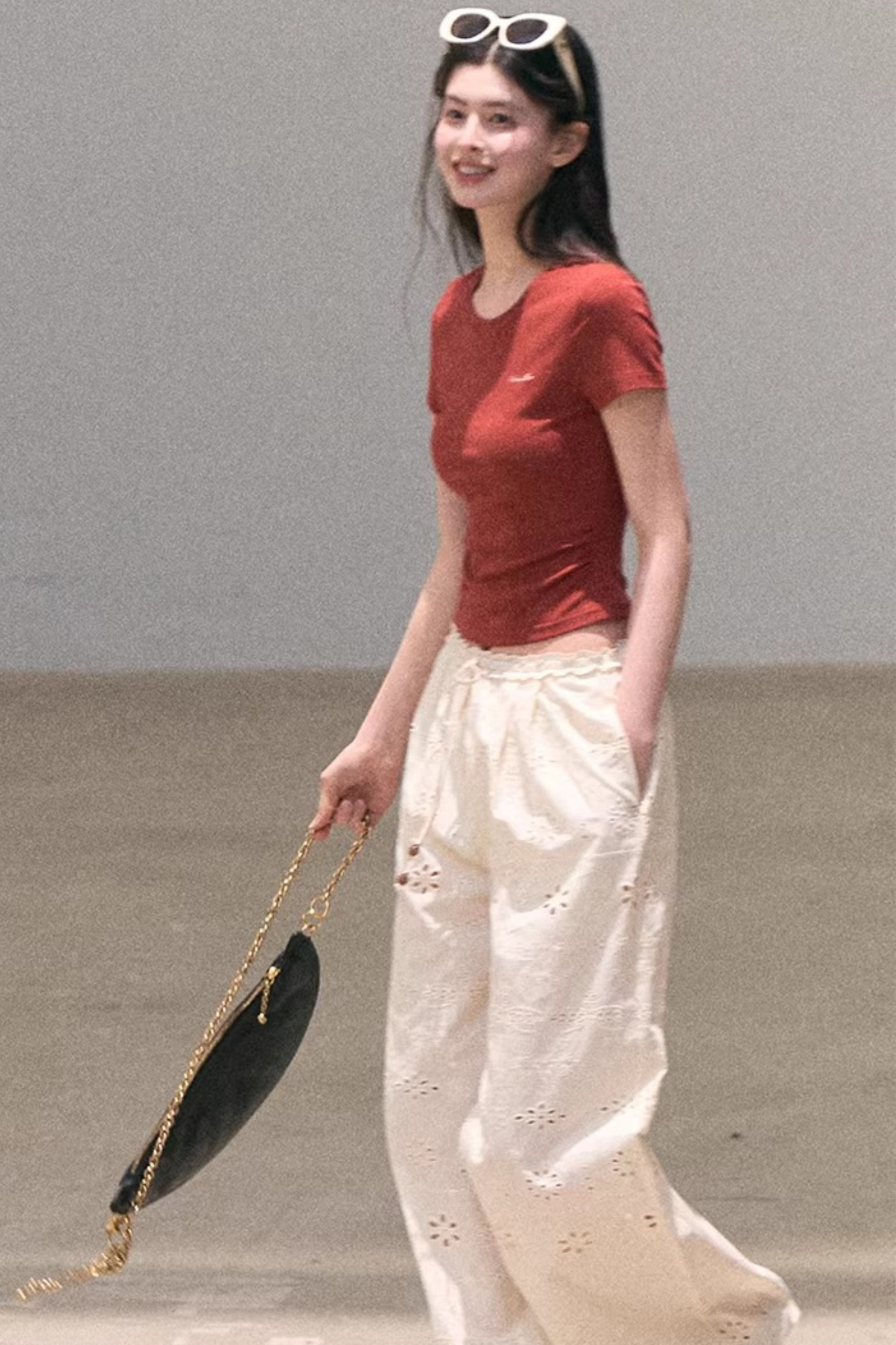 Pure Cotton Embroidered Pants