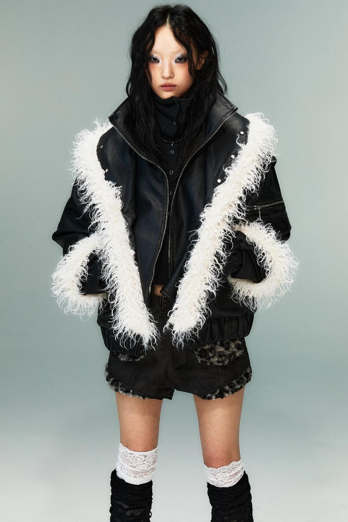 Autumn Vintage Punk Short Coat