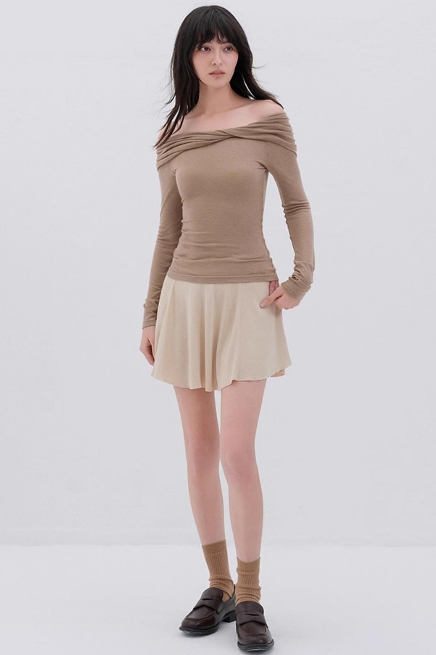 Romantic One-Shoulder Top