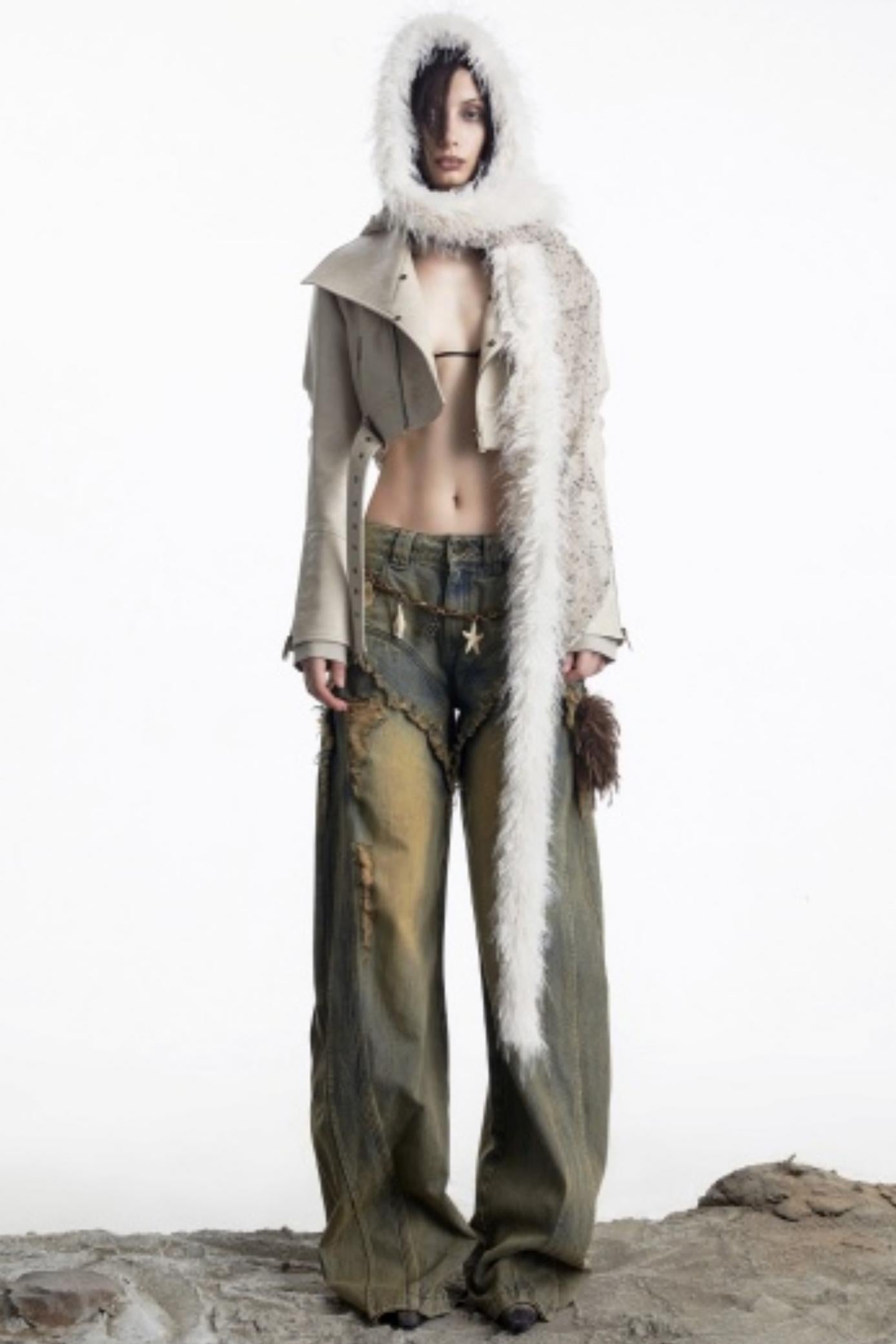 Snow Particles Wool Scarf