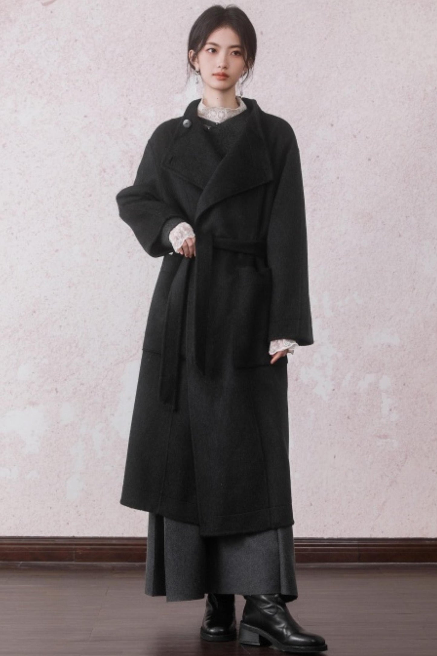 Stone Gray Rabbit Fur Top