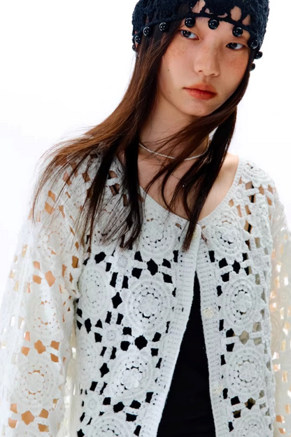 Floral Dream Häkeljacke