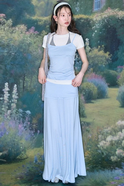 텐셀 레이어드 캐미솔 셋업