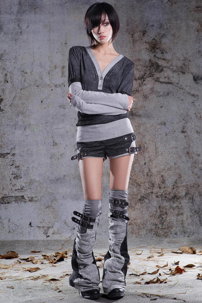 Original V-Neck Knitted Top