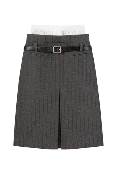 College Chic Striped Blazer Set-Up