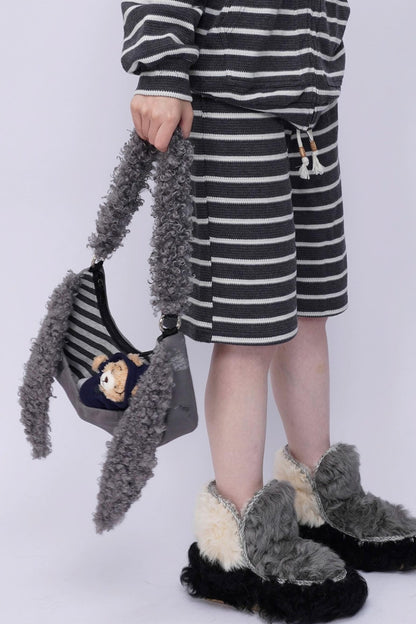 Rabbit Plush Crossbody Bag